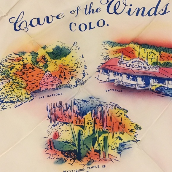 Cave of the winds Colorado scarf handkerchief - Picture 4 of 4